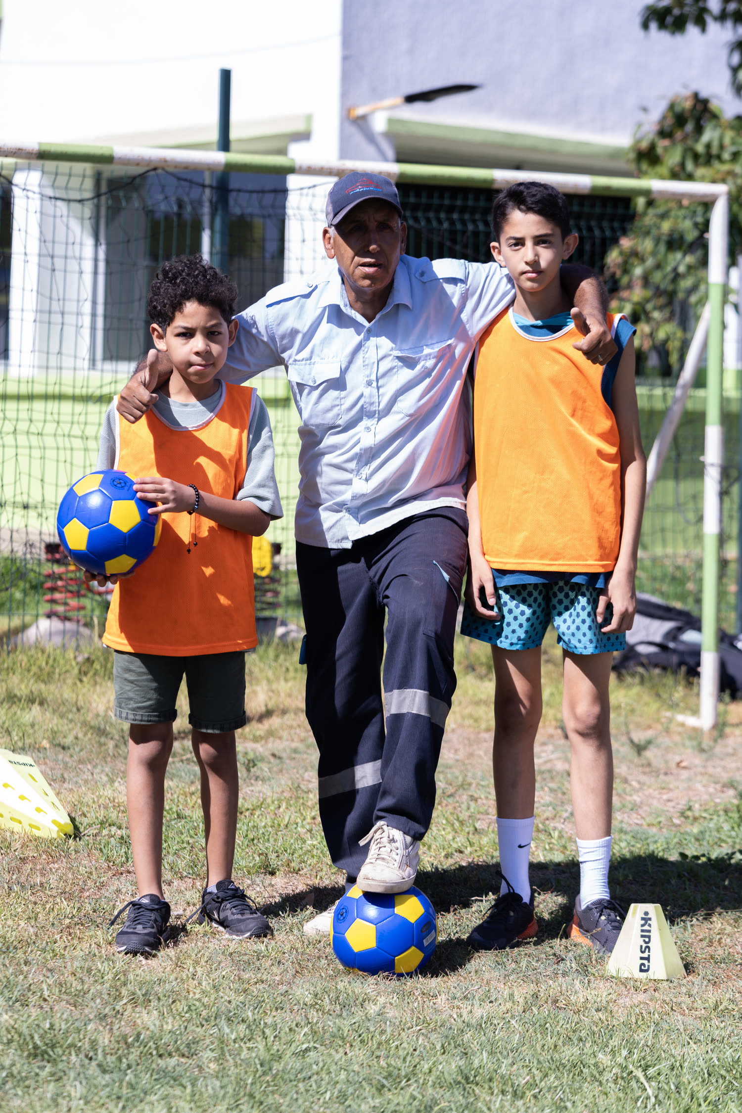 Atelier football encadré au camp