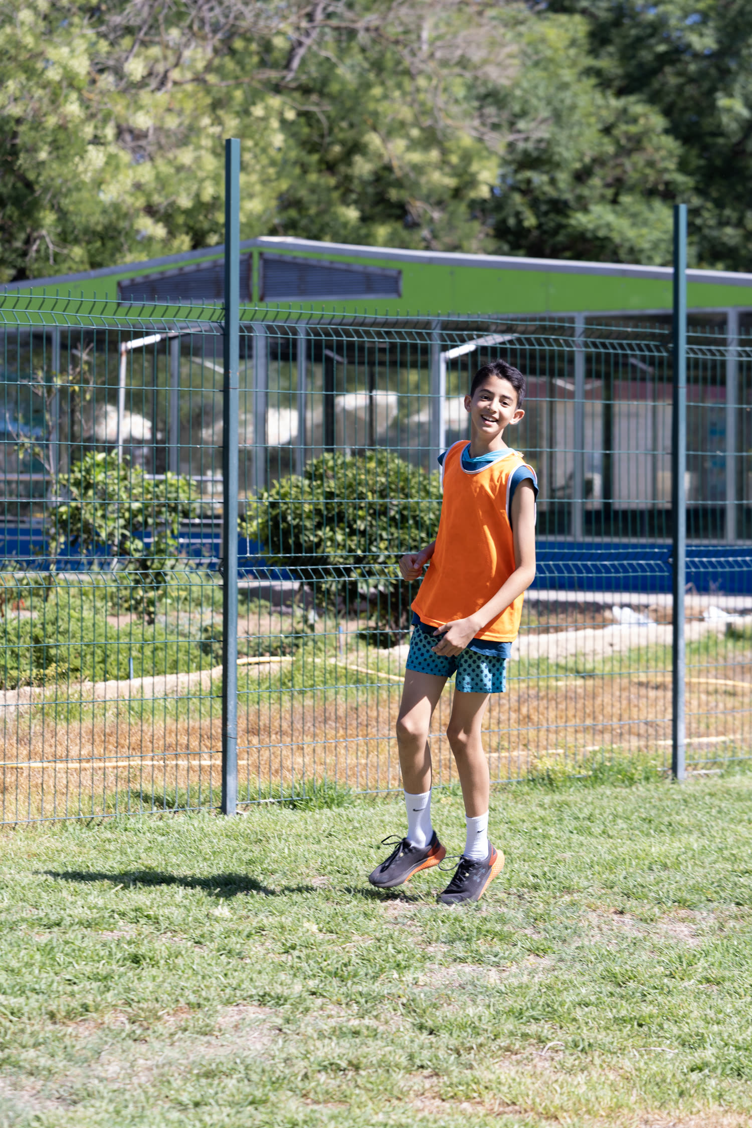 Football au camp d'été