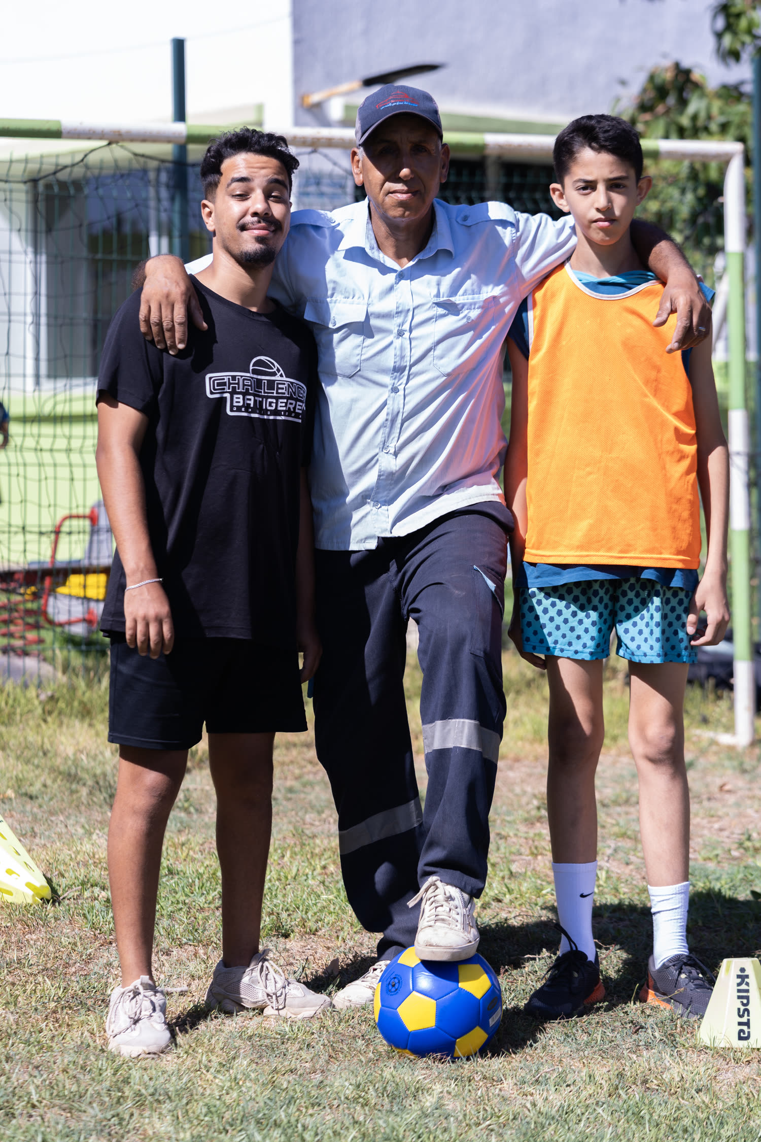 Football au camp d'été