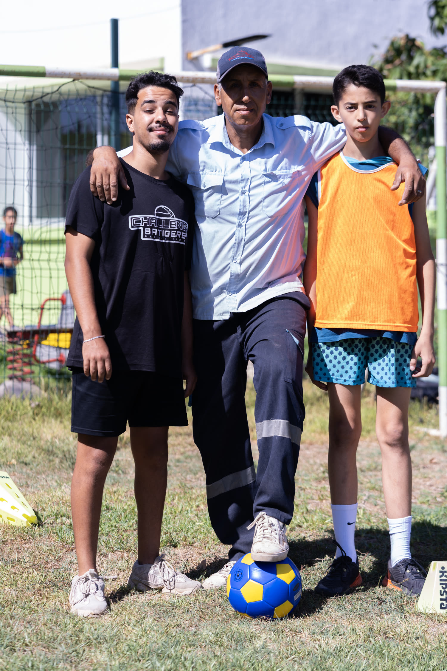 Football au camp d'été