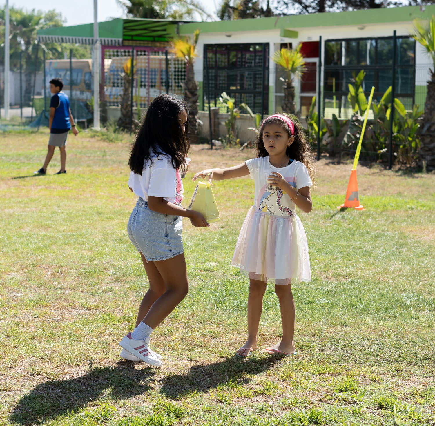 Football au camp d'été