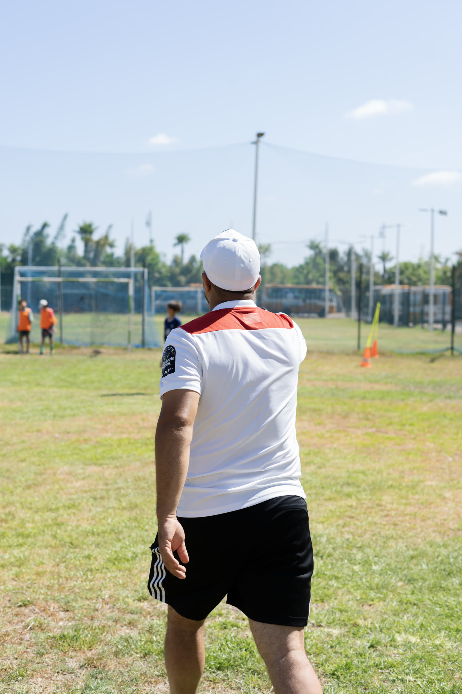 Football au camp d'été
