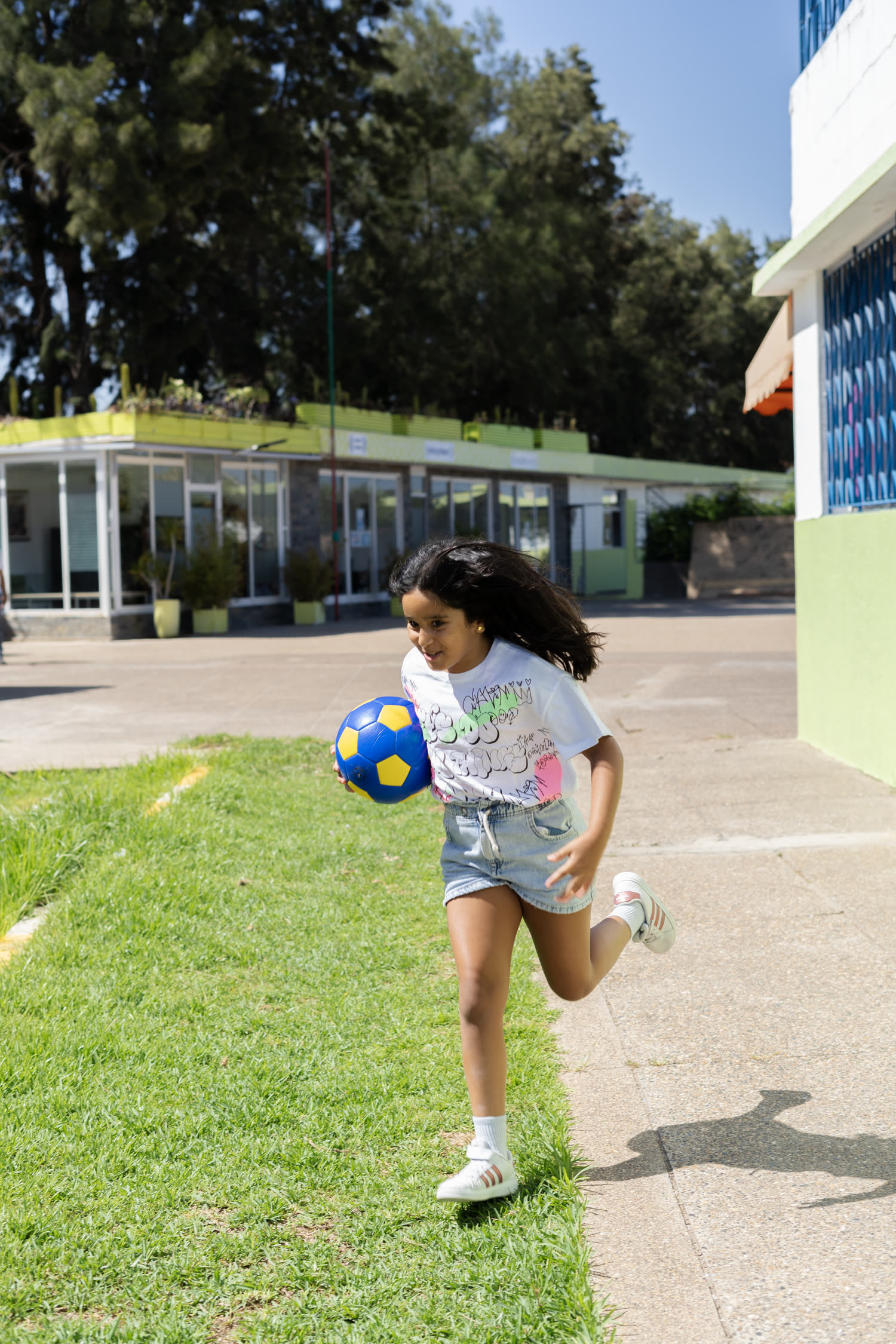 Football au camp d'été