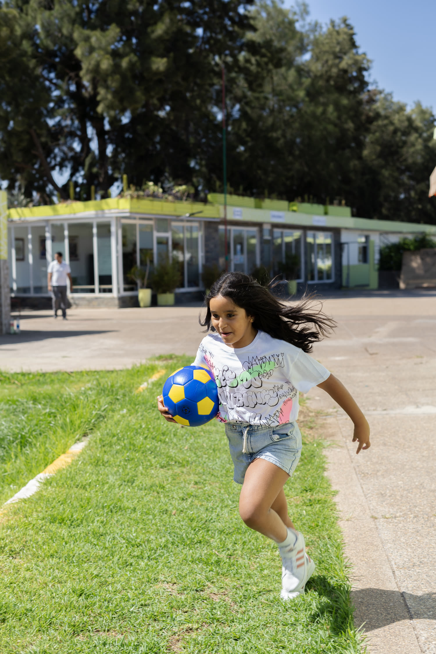 Football au camp d'été