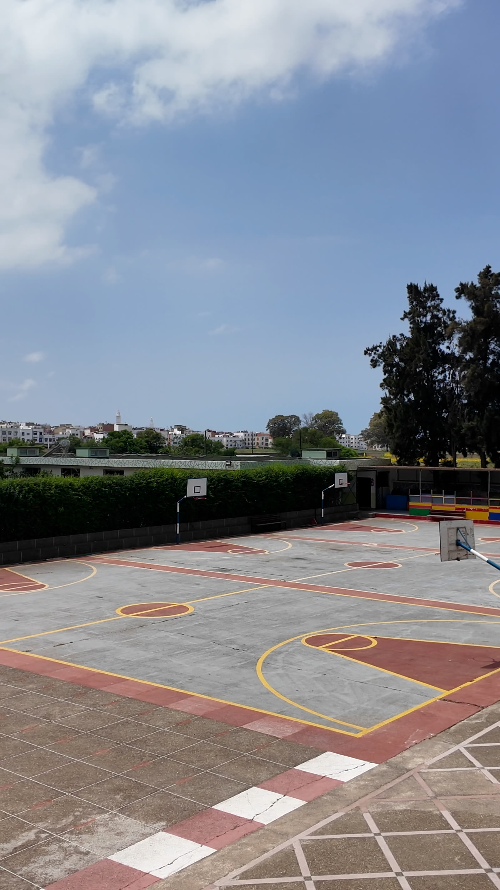 Terrain de basket-ball